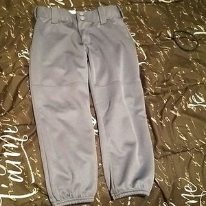Gray baseball/softball pants